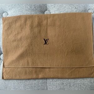 Louis Vuitton Flap Style Dust Bag - Authentic – Small Size 12" x 9”
